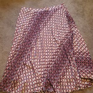 NWOT anthropologie geometric midi skirt